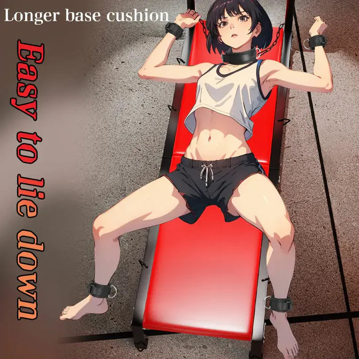 Bondage Sex Bench With Neck And Wrist Support Slots