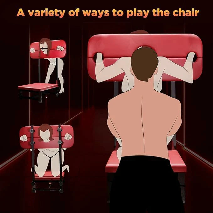 Bondage Sex Bench With Neck And Wrist Support Slots