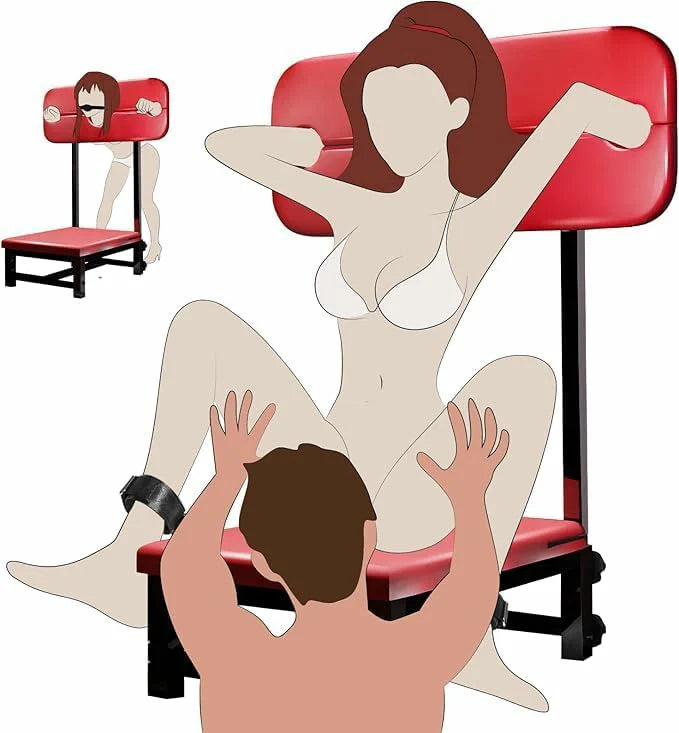 Bondage Sex Bench With Neck And Wrist Support Slots