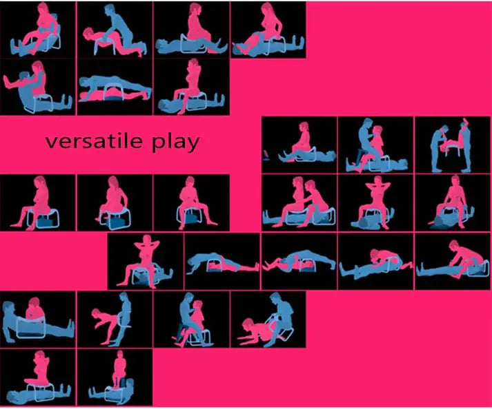 Bouncing Premium Sex Chair With Armrests And Inflatable Cushion