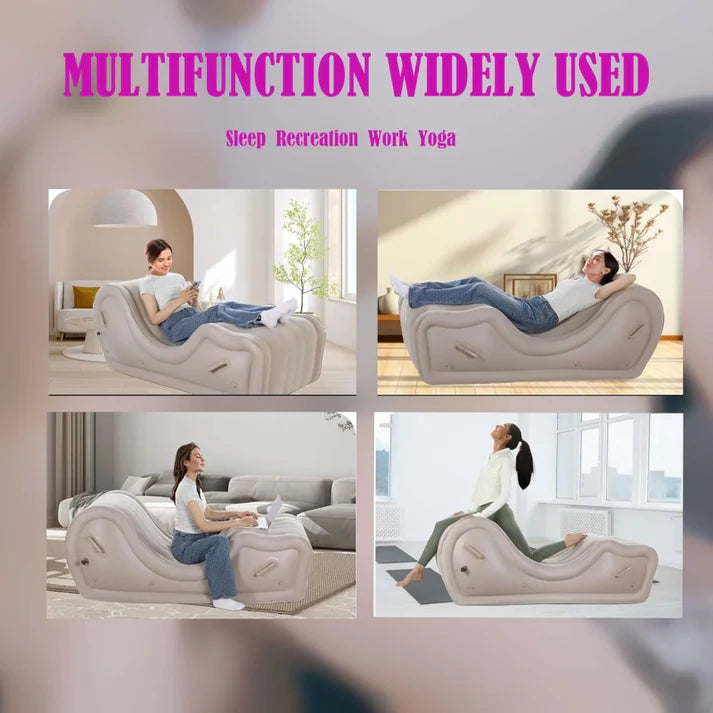 Versatile Automatic Inflatable Sex Position Sofa for Enhanced Comfort
