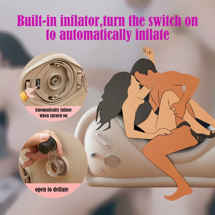 Versatile Automatic Inflatable Sex Position Sofa for Enhanced Comfort