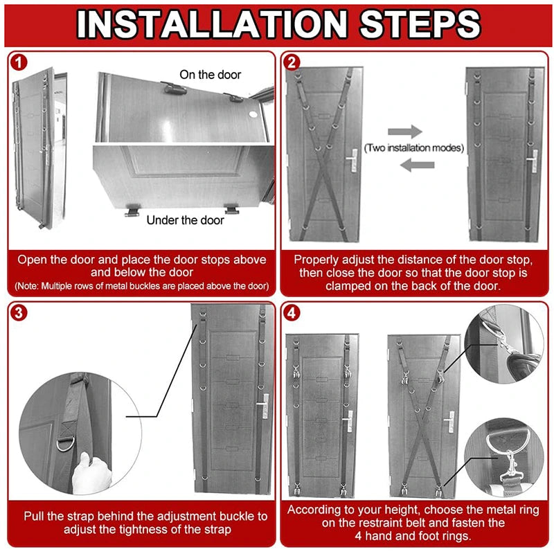 Adjustable Door Sex Straps