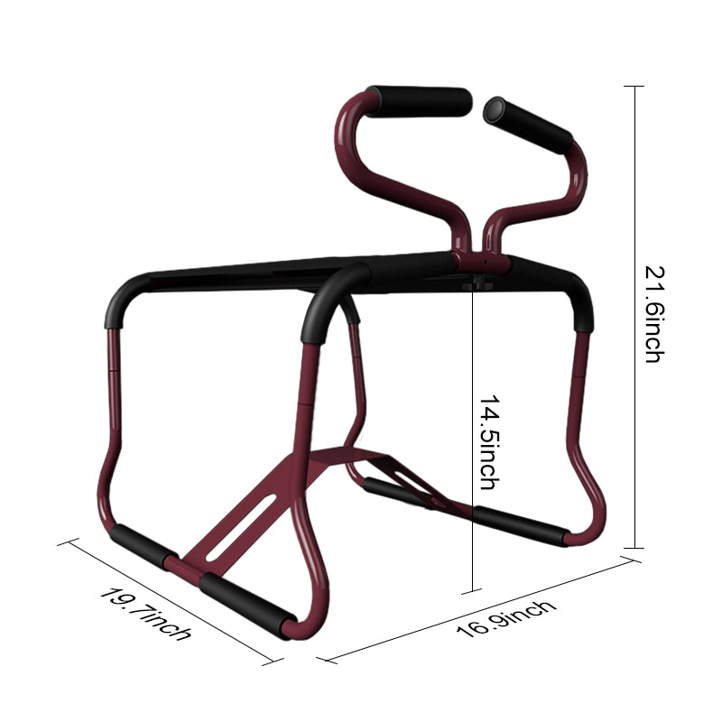 Bouncing Sex Chair with Adjustable Handrail and Realistic Dildo