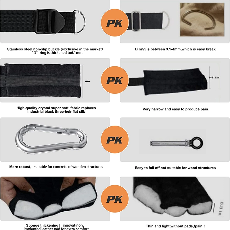 Portable Door Sex Swing with 3 Cushion