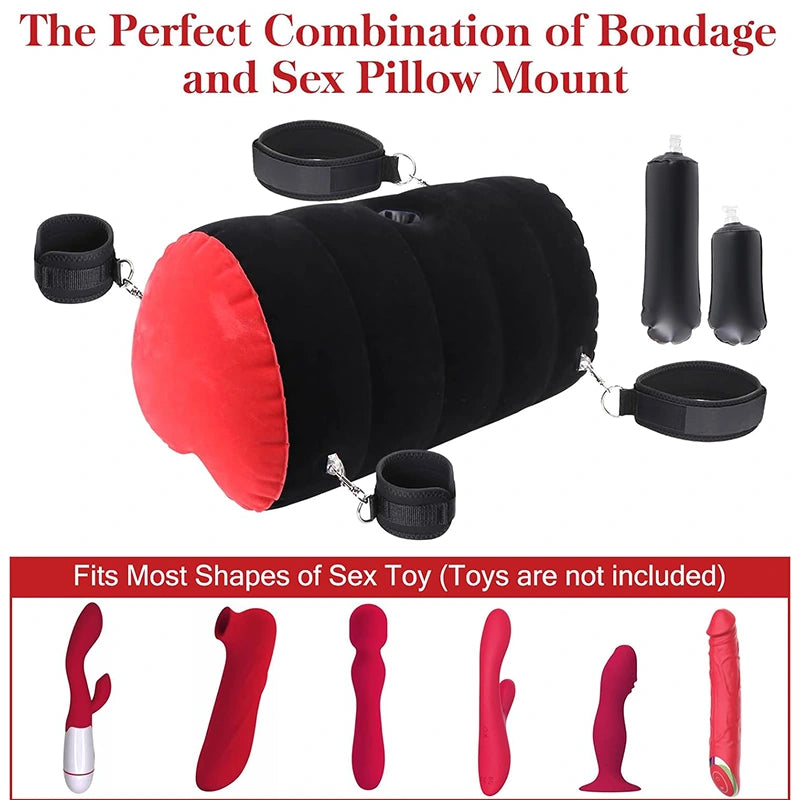 2 in 1 Bondage Inflatable Sex Pillow
