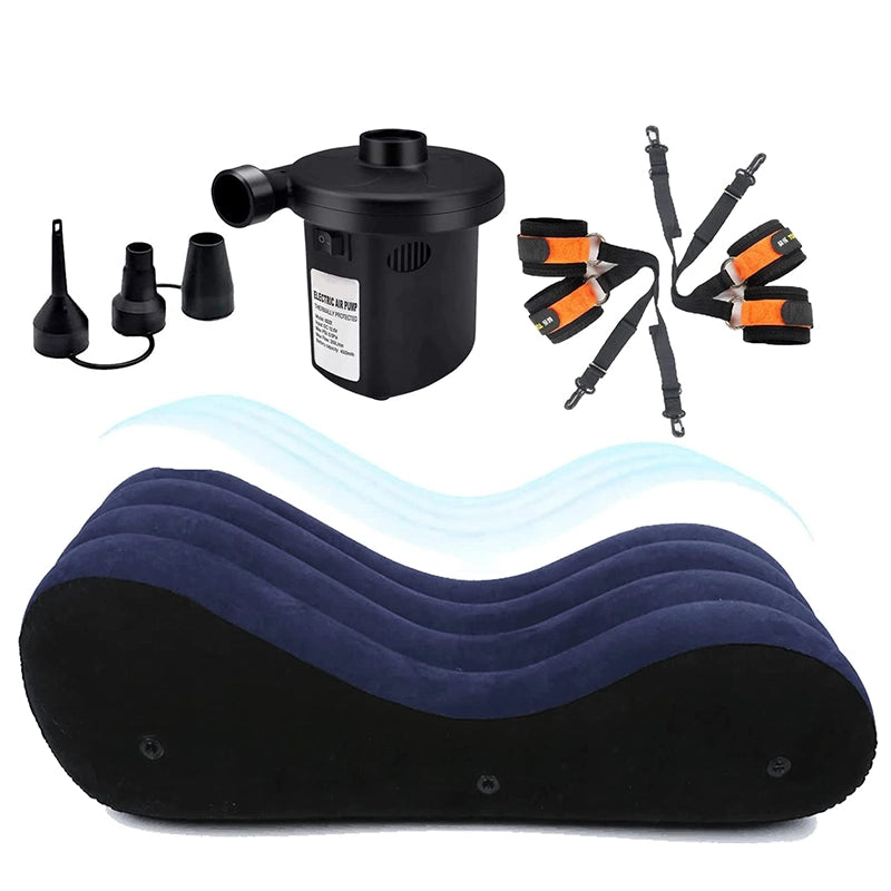 Portable PVC Flocking Inflatable Sex Sofa