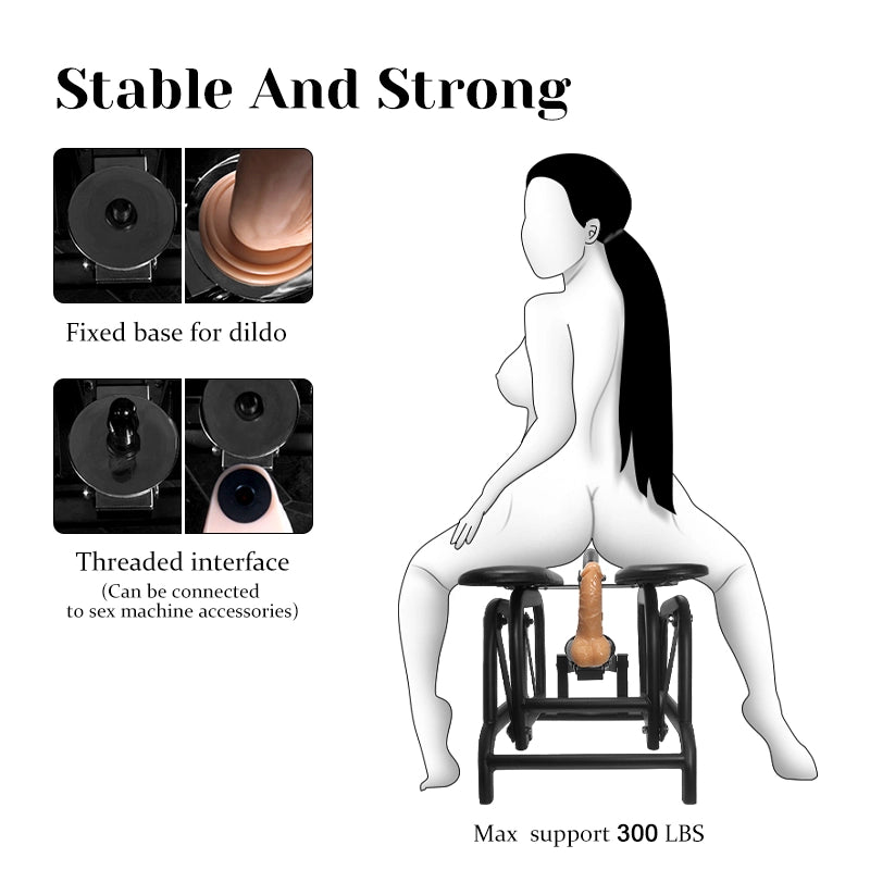 Heavy Duty Self Sex Rocking Chair With Dildo