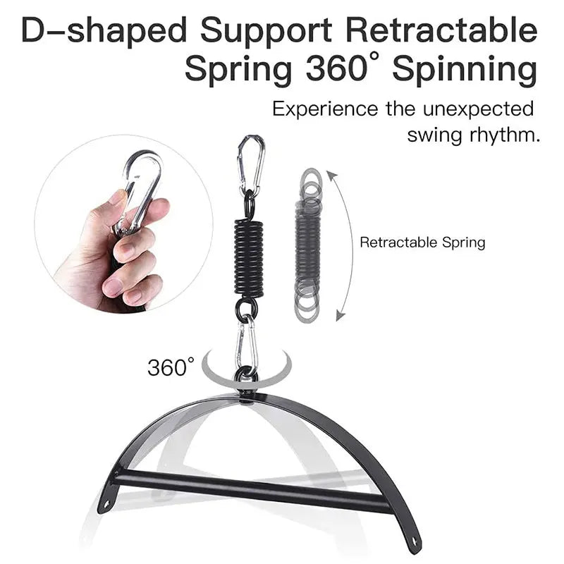 Holds to 800 LBS 360° Swivel Sex Ceiling Swing