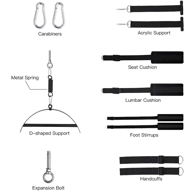 Holds to 800 LBS 360° Swivel Sex Ceiling Swing