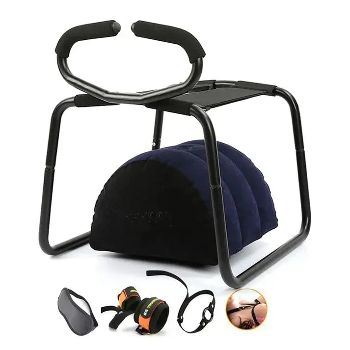 Bouncing Premium Sex Chair With Armrests And Inflatable Cushion