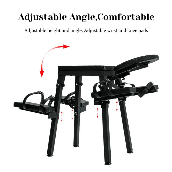 Sex Bench with Adjustable Wrist Straps