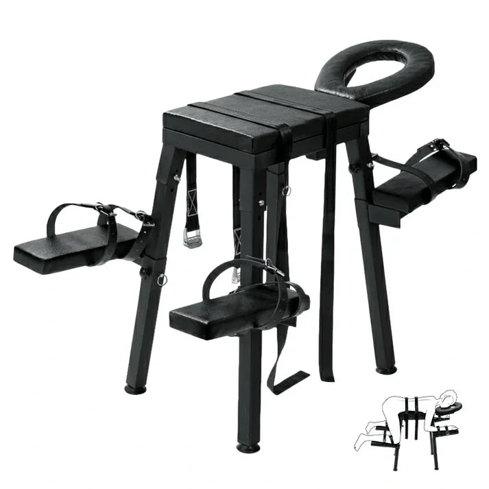 Sex Bench with Adjustable Wrist Straps