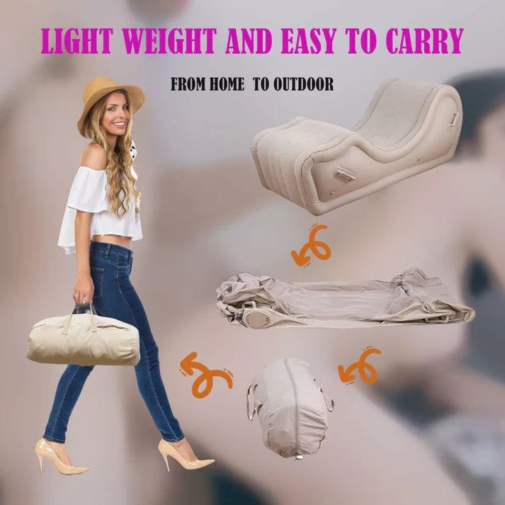 Versatile Automatic Inflatable Sex Position Sofa for Enhanced Comfort