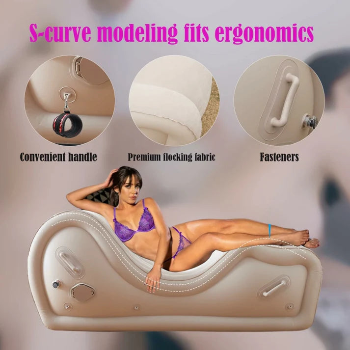 Versatile Automatic Inflatable Sex Position Sofa for Enhanced Comfort