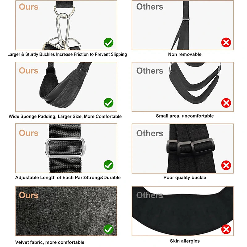 Adjustable Hanging Door Sex Sling