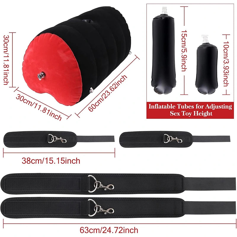 2 in 1 Bondage Inflatable Sex Pillow