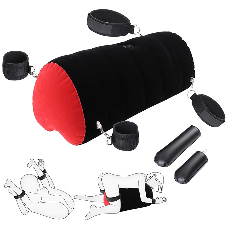 2 in 1 Bondage Inflatable Sex Pillow