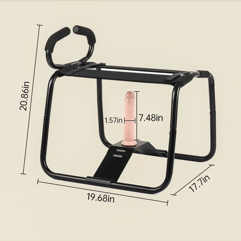Multifunctional Sex Position Enhancer Chair With Armrests